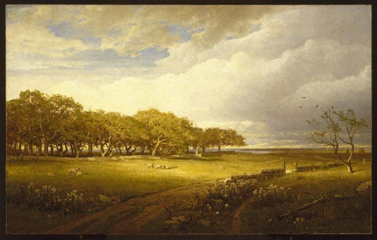 William Trost Richards Old Orchard at Newport oil painting image